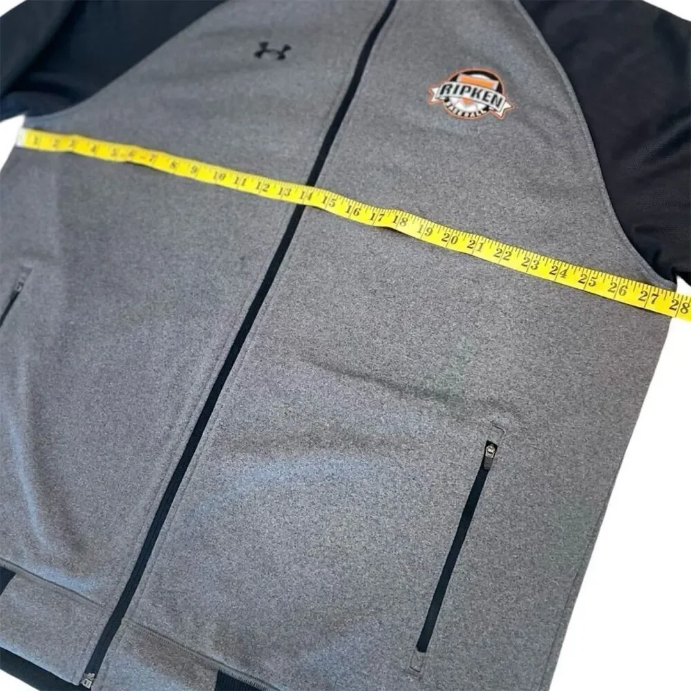Under Armour Cal Ripken Jacket Men's 2XL Black Full-Zip Baseball